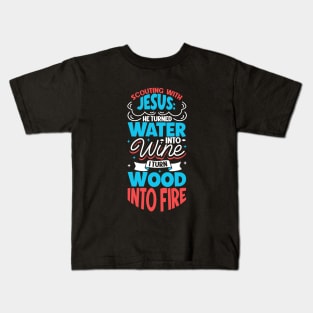 Scouting with Jesus Kids T-Shirt